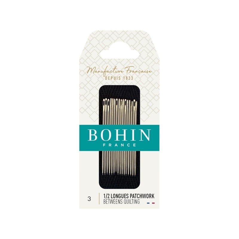 Bohin - Aiguille à Coudre Demi Long A1/2f N° 3