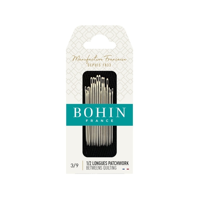Bohin - Aiguille à Coudre Demi Long A1/2f N° 3/9 