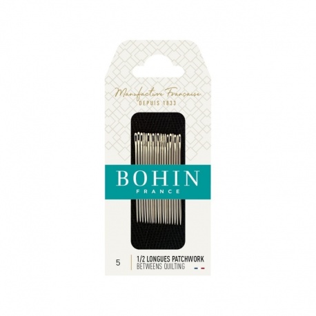 Bohin - Aiguille à Coudre Demi Long A1/2f N° 5 