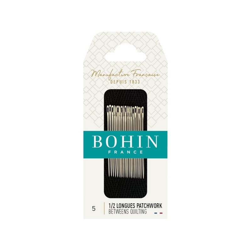 Bohin - Aiguille à Coudre Demi Long A1/2f N° 5 
