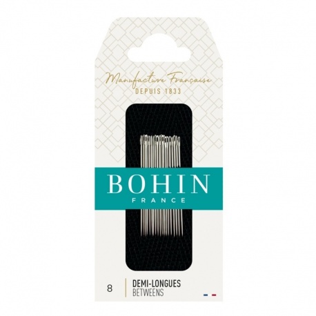 Bohin - Aiguille à Coudre Demi Long A1/2f N° 8 