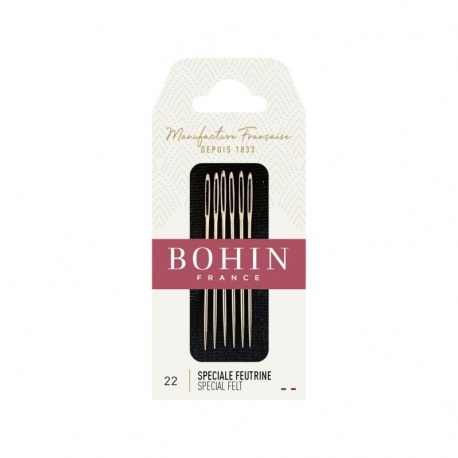 Bohin - Aiguille Speciales Feutrine X6