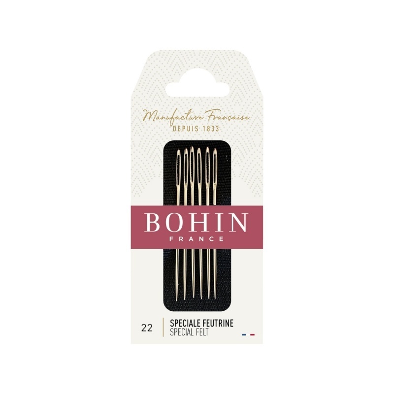Bohin - Aiguille Speciales Feutrine X6