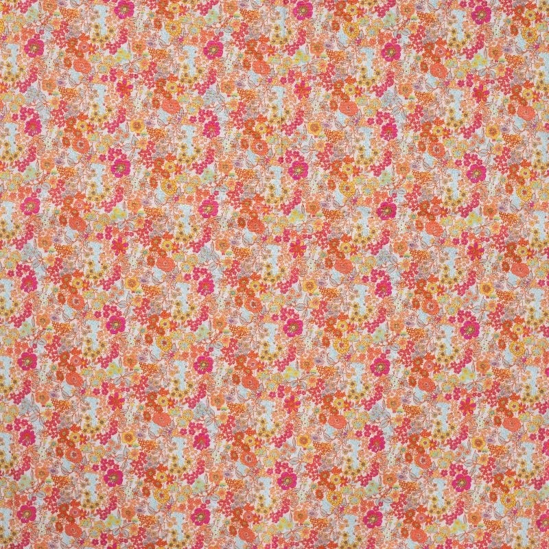 Tissu Popeline Sarah Shelby Jaune 