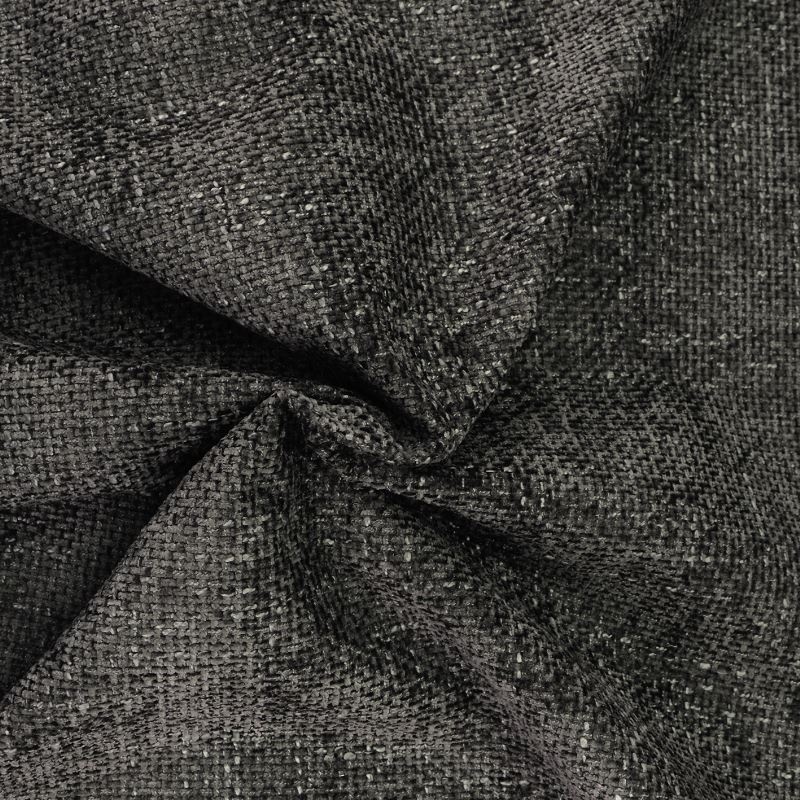 Tissu Cannage Aspect Laineux Anthracite