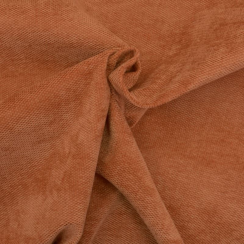 Tissu Croisette Rouille 