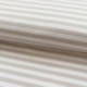 Tissu Sweat Rayures Sable blanc