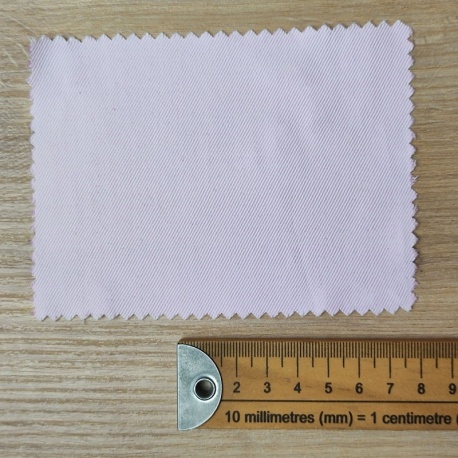 Tissu Polycoton Rayures Diagonales Rose