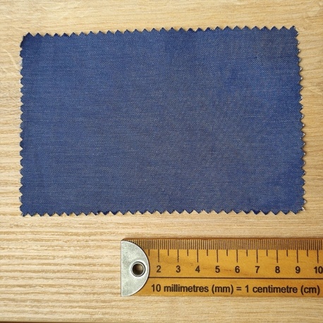 Tissu Polycoton Uni Coloris Jean