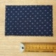 Tissu Polycoton Motif Pixel Marine
