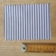 Tissu Polycoton Rayures Simples Bleu
