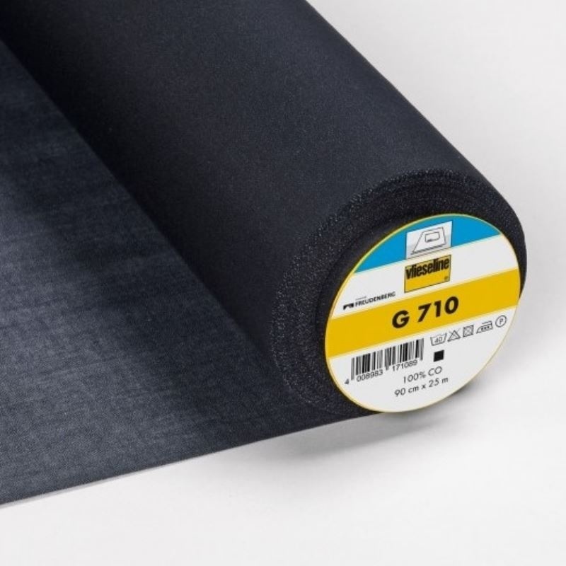 Tissu Vlieseline G710 Entoilage Tissé Noir 