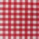 Tissu Travis Enduit Carreaux Rouge