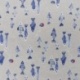 Tissu Tuna Imprimé Poissons Bleu 