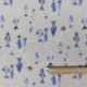 Tissu Tuna Imprimé Poissons Bleu 