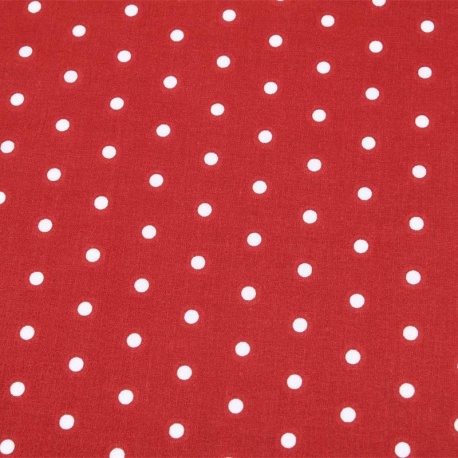 Tissu Enduit Tipois Rouge