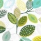 Tissu Enduit Peuplier Vert 