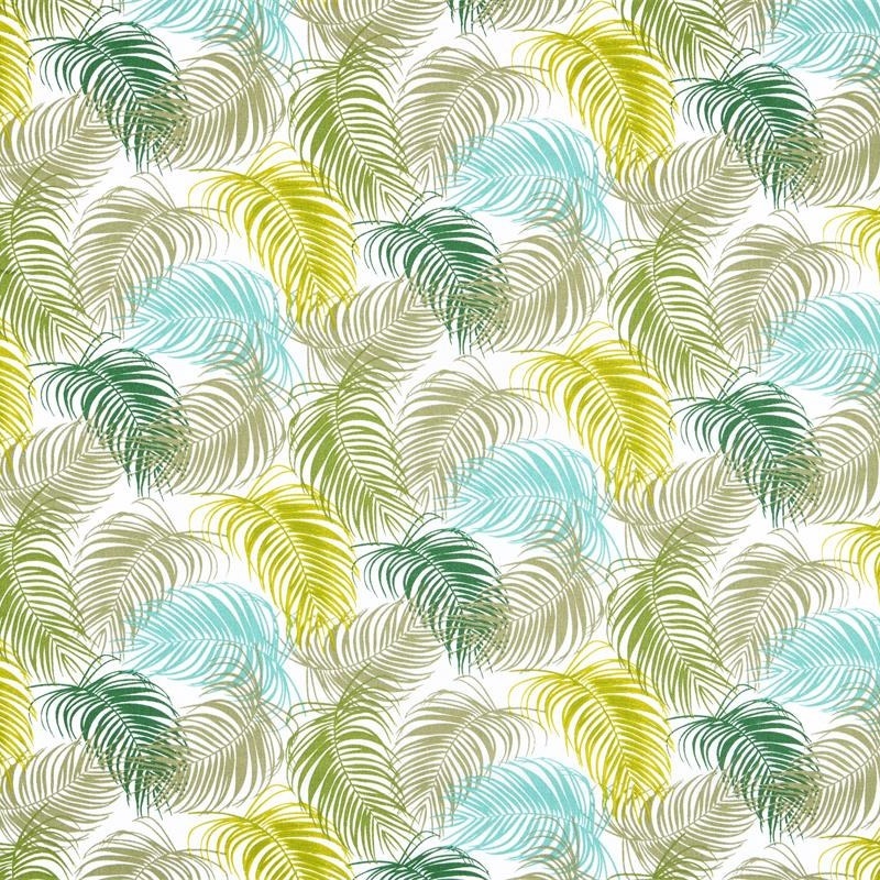 Tissu Enduit Palma Vert