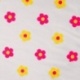 Tissu Voile de Coton Brodé Fleurs Multico