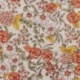Tissu Imprimé Enduit Margot Orange