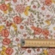 Tissu Imprimé Enduit Margot Orange