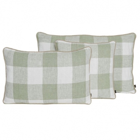 Housse de Coussin Haomy Palma Amande 