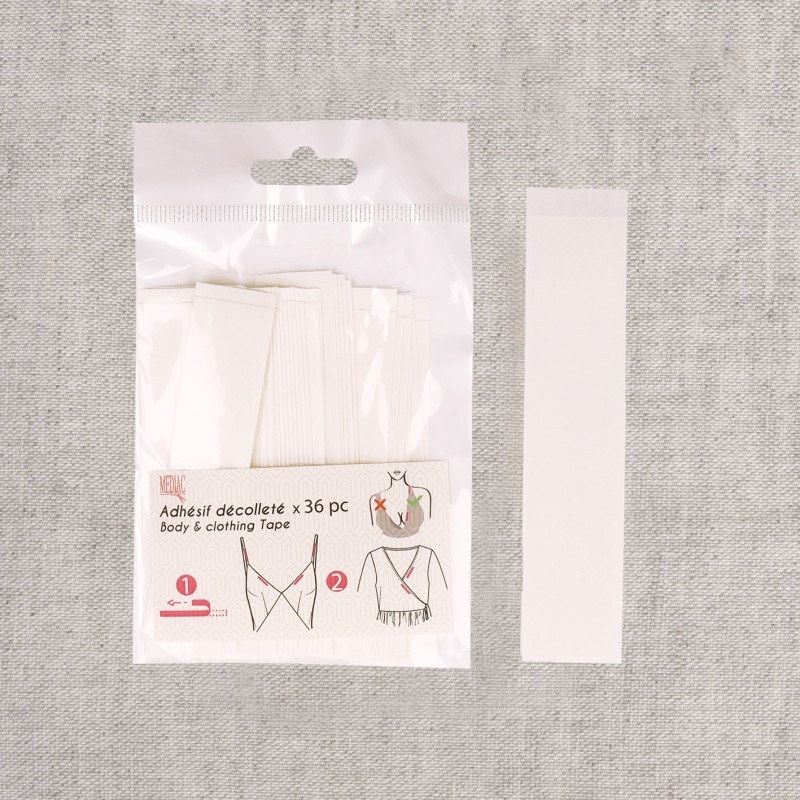 Bandes adhésives pour decolleté 