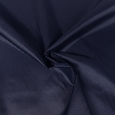 Tissu Coupe Vent Impermeable Uni Marine 