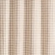Tissu Ferret Toile Gros Carreaux Beige 
