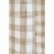 Tissu Ferret Toile Gros Carreaux Beige 