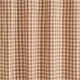 Tissu Ferret Toile Gros Carreaux Terracotta 