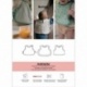 Patron Ikatee Adelaide - Plastron Pull Sans Manches Et Bavoir Bebe
