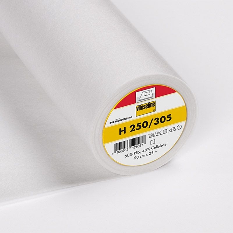 Entoilage H250 Vlieseline® Blanc pour Tissus mi-lourds à lourds