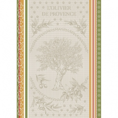Torchon Jacquard Baux de Provence