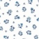 Tissu Cretonne Figuerolles All Over Bleu