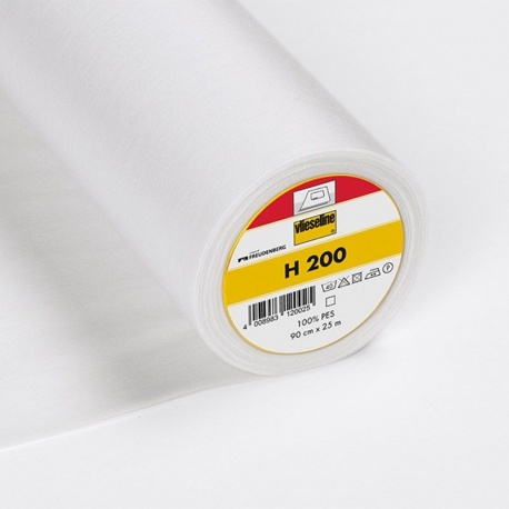 Entoilage H200 Vlieseline® Blanc pour Tissus légers