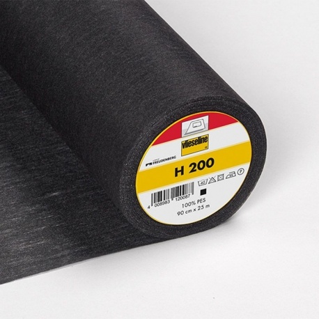 Entoilage H200 Vlieseline® Noir pour Tissus légers