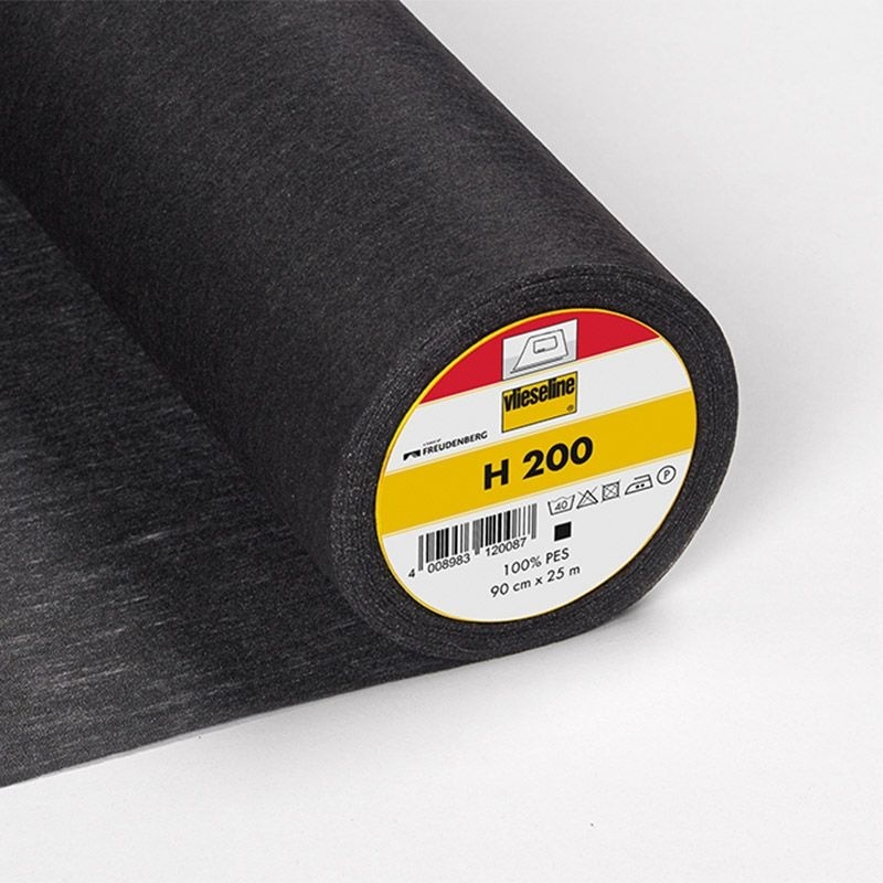 Entoilage H200 Vlieseline® Noir pour Tissus légers