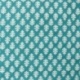 Tissu Blockprint Impression Tampons Mains Feuille Fond Turquoise