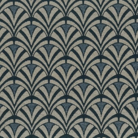 Tissu Jacquard Dior Bleu