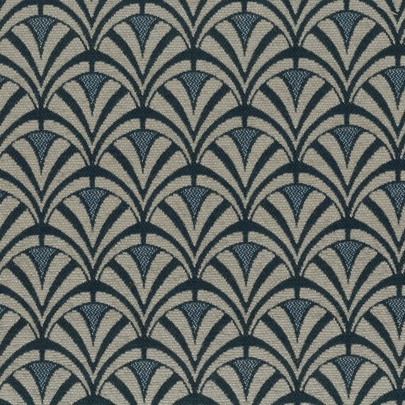 Tissu Jacquard Dior Bleu