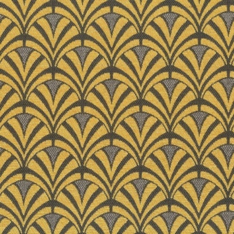 Tissu Jacquard Dior Jaune