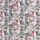 Tissu Licence Justice League Fond Blanc Blanc