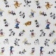 Tissu Licence Mickey Friends Fond Blanc
