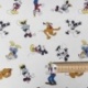 Tissu Licence Mickey Friends Fond Blanc