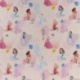 Tissu Licence Princesse Fond Rose