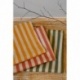 Tissu Toile de Jute Imprimée Porto Jaune