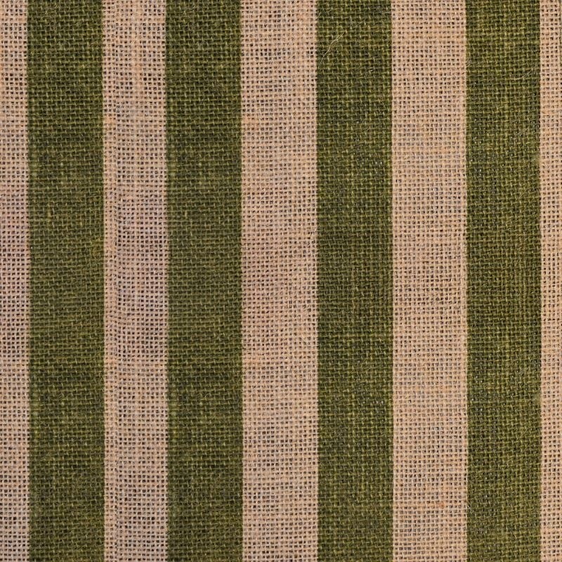 Tissu Toile de Jute Imprimée Porto Kaki