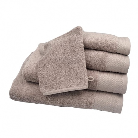 Linge de Toilette Panda Liteau Jacquard Coloris Lin