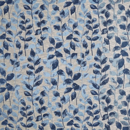 Tissu Jacquard Valo Winter Garden Collection Sapphire
